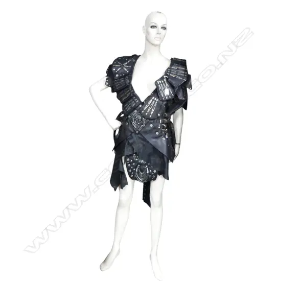 MANNEQUIN w. LEATHER OUTFIT (APPARENTLY EX XENA WARRIOR PRINCESS)