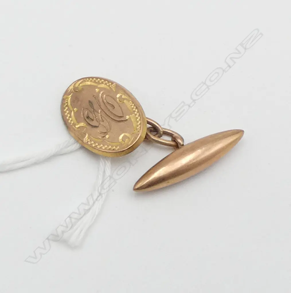 9ct GOLD CUFF LINK 2.71gms Image 1++