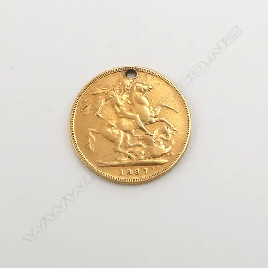 1887 SOVEREIGN, 7.83gms