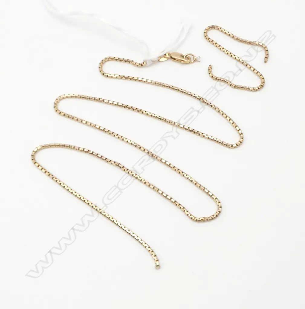 9CT NECKLACE AF IN 2 PARTS 4.6gms Image 1++