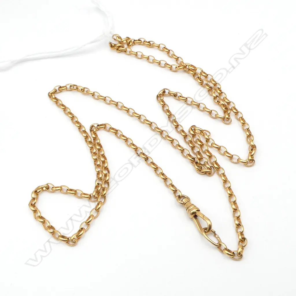 9ct GOLD CHAIN 12.24gms  72cm long Image 1++