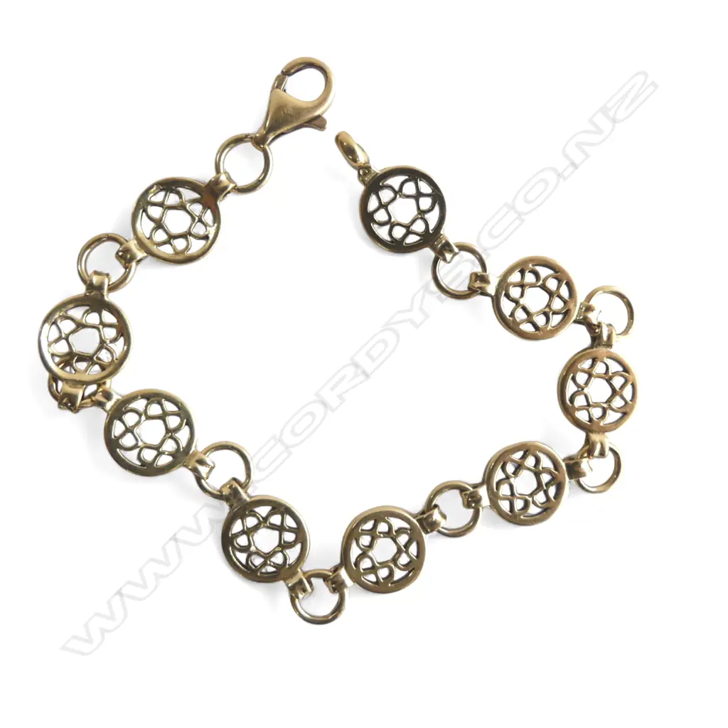 9CT BRACELET, 11.4gms Image 1++