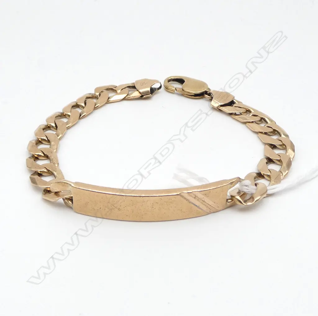 9CT BRACELET, 31.4gms Image 1++