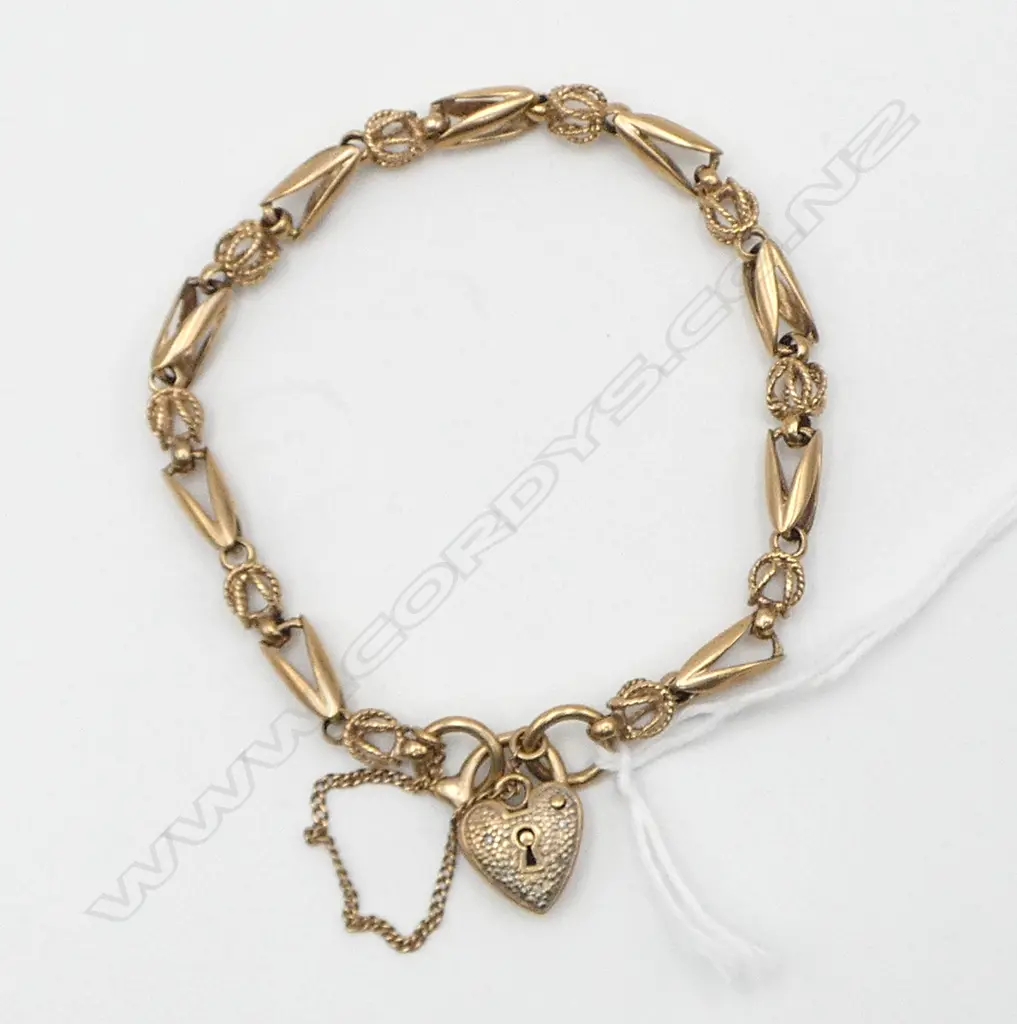 9CT BRACELET, 12.3gms Image 1++