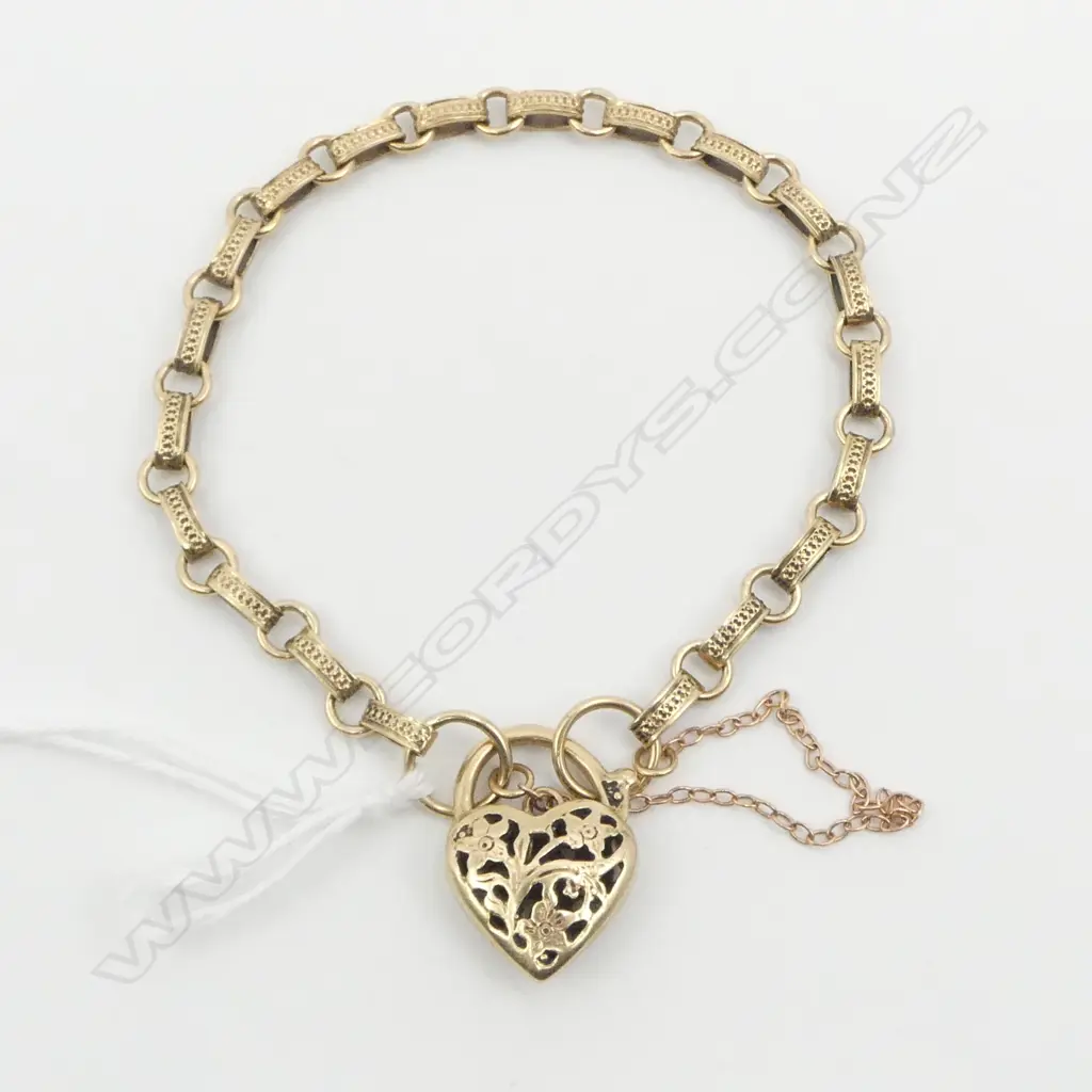 9CT BRACELET, 9.9gms Image 1++