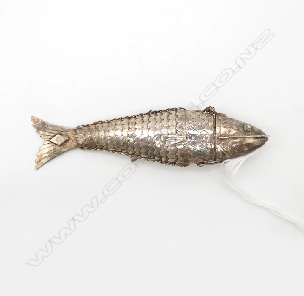 ARTICULATED SILVER FISH L.110mm Image 1++