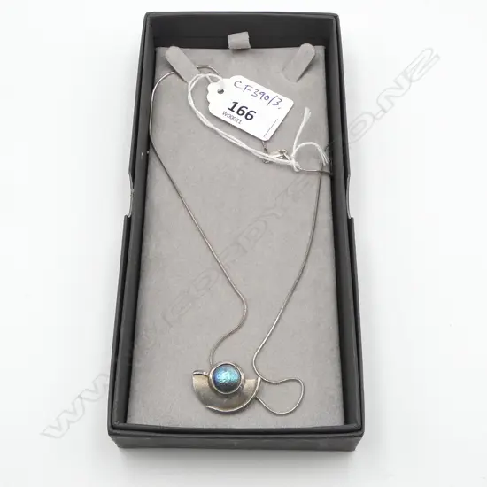 925 PACIFIC PEARL PENDANT NECKLACE, 6.8gms BOXED