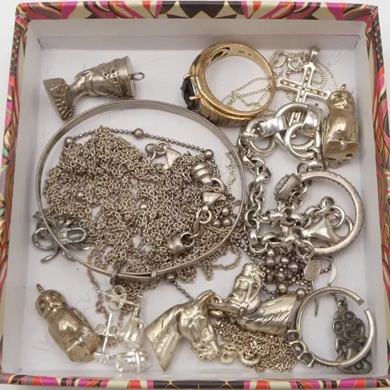 STG SILVER JEWELLERY 110gms