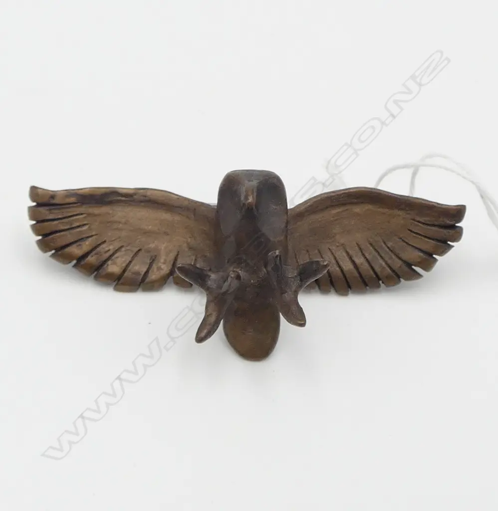 LISA WEST BRONZE MOREPORK BROOCH, L.75mm Image 1++