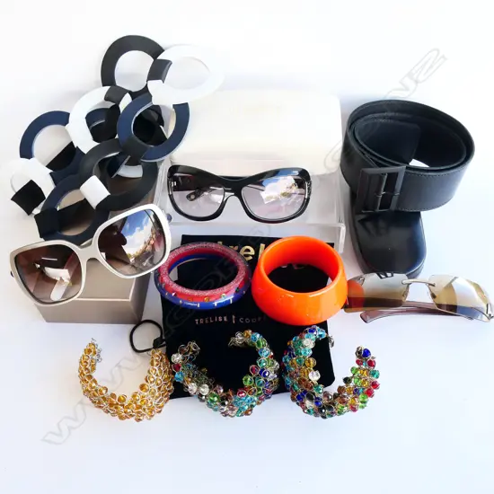 2 TRELISE COOPER BRACELETS, SUNGLASSES, BELTS & OTHER BRACELETS