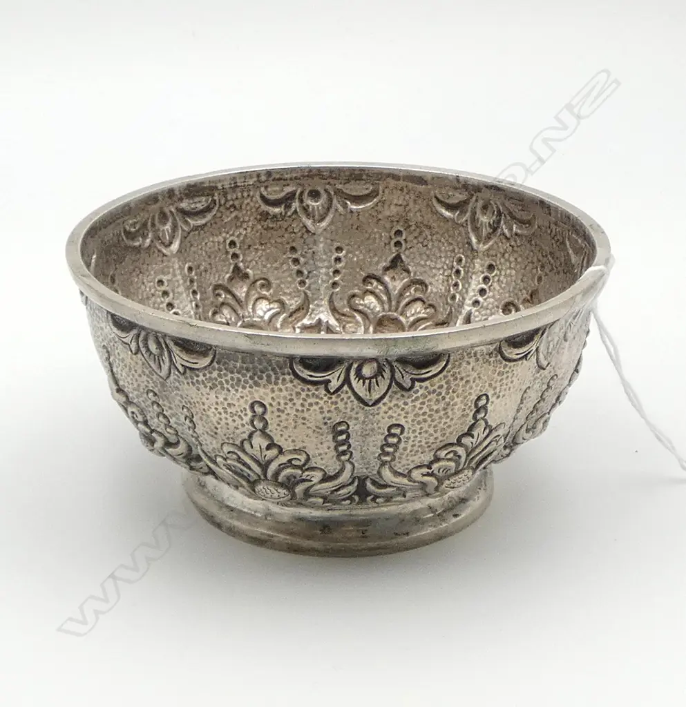 ORIENTAL 800 SILVER BOWL, 115mm dia 164gms Image 1++