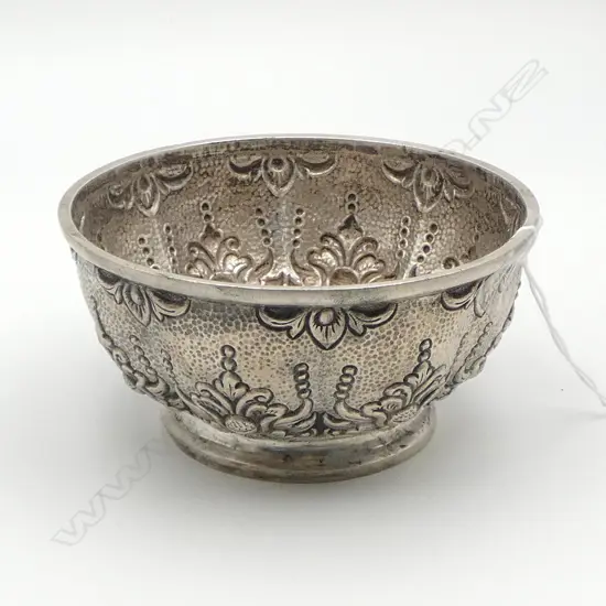 ORIENTAL 800 SILVER BOWL, 115mm dia 164gms