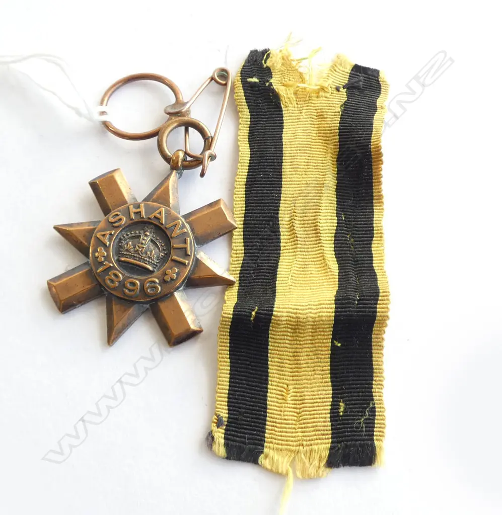 THE ASHANI STAR MEDAL awarded for the Fourth Anglo-Ashanti War (w ribbon) Image 1++