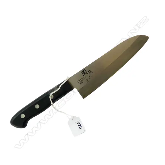 JAPANESE SIGNED CHEFS KNIFE L.300mm 'SEKIMAGOROKU'