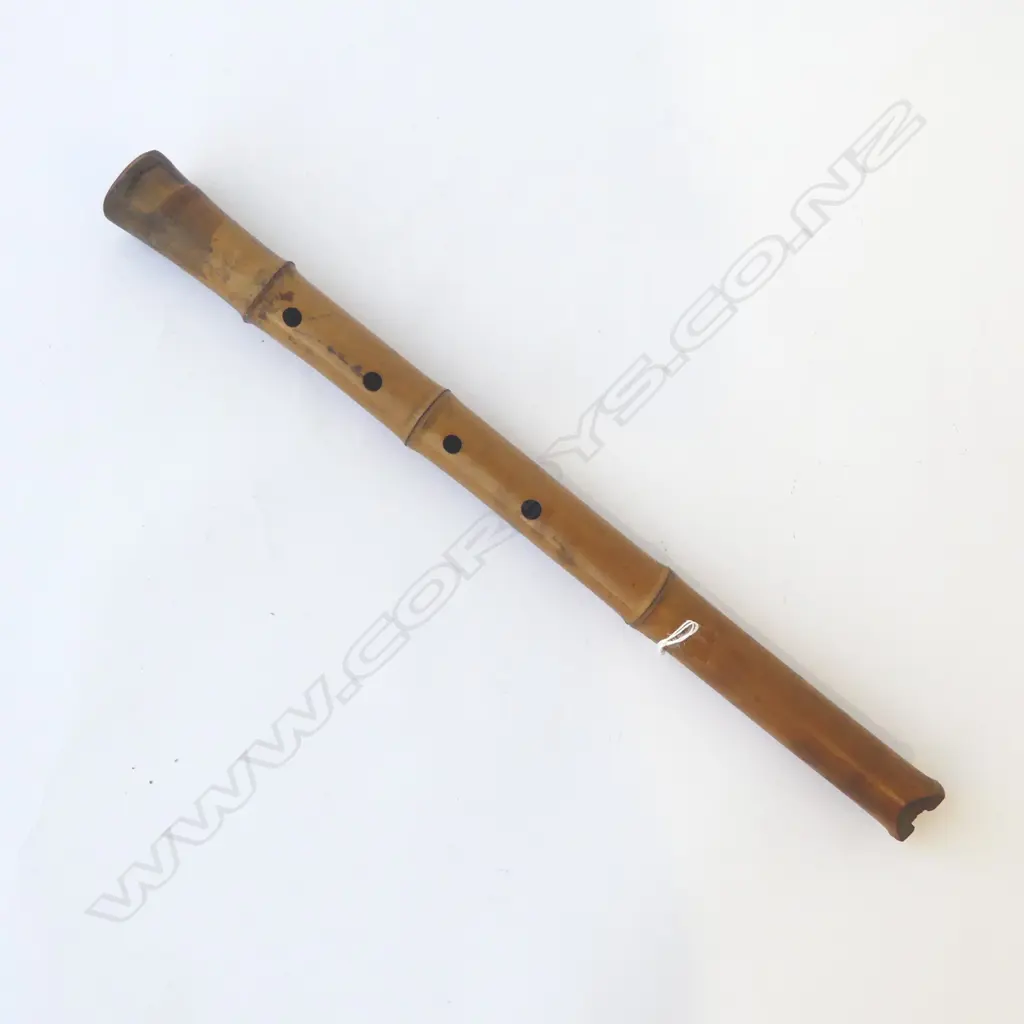 OLD JAPANESE BAMBOO SHAKUHACHI end blown flute L.545mm Image 1++