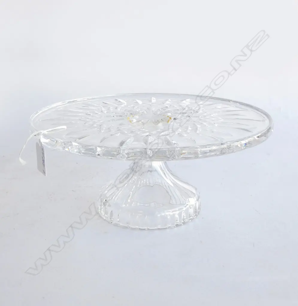WATERFORD CRYSTAL CIRCULAR CAKE STAND PEDESTAL Dia.278mm Image 1++
