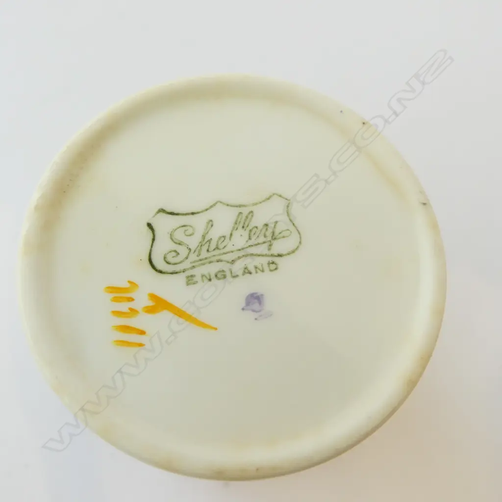 SHELLEY CHINA PART COFFEE SET COFFEE POT 4C/S & CREAM JUG Image 1++