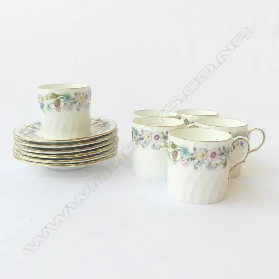 6  AYNSLEY 'WILD TUDOR' COFFEE C/S