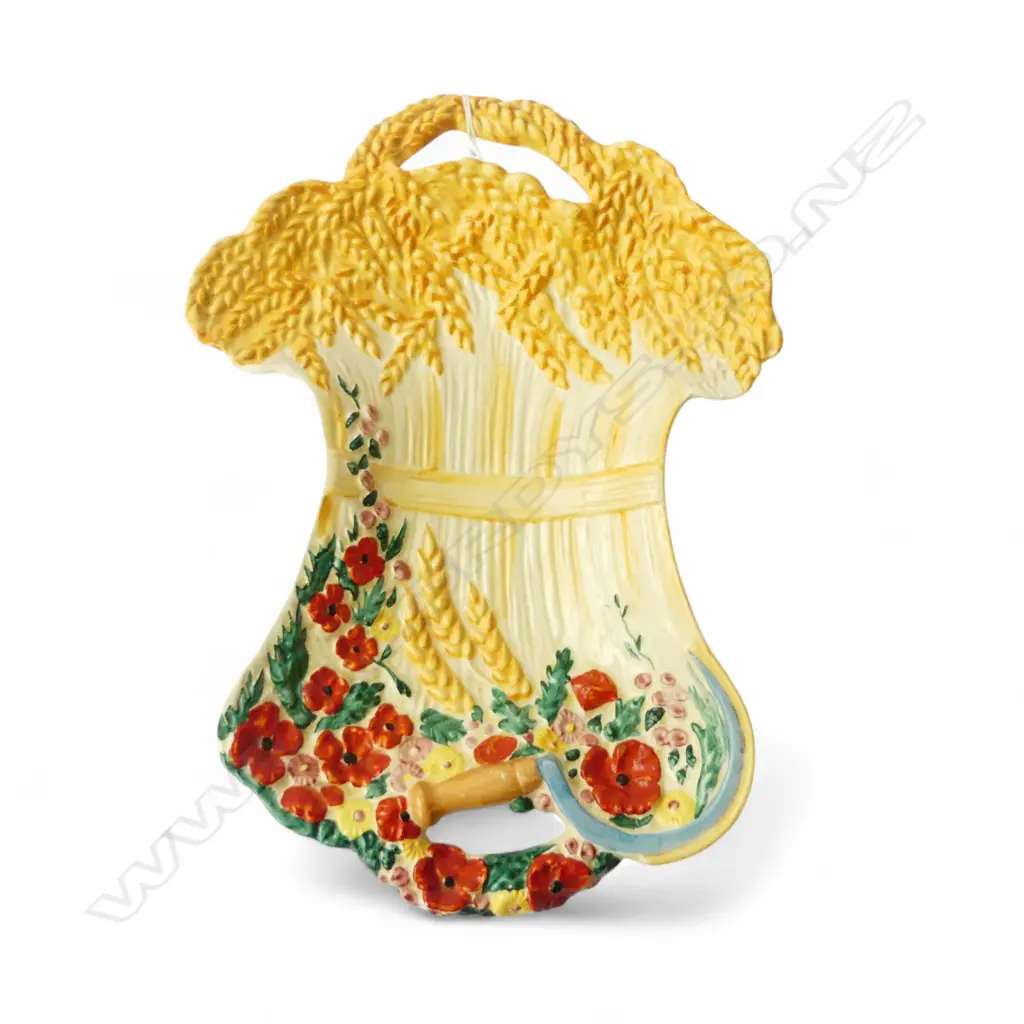 CLARICE CLIFF DESIGN CELTIC HARVEST SERVING DISH ‘NEWPORT POTTERY CO ENGLAND’, L.325MM Image 1++