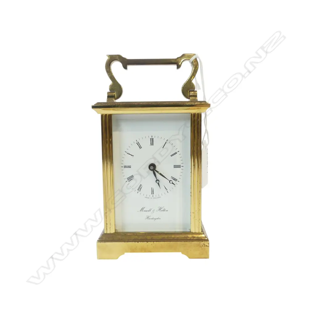BRASS CARRIAGE CLOCK H.150mm Image 1++