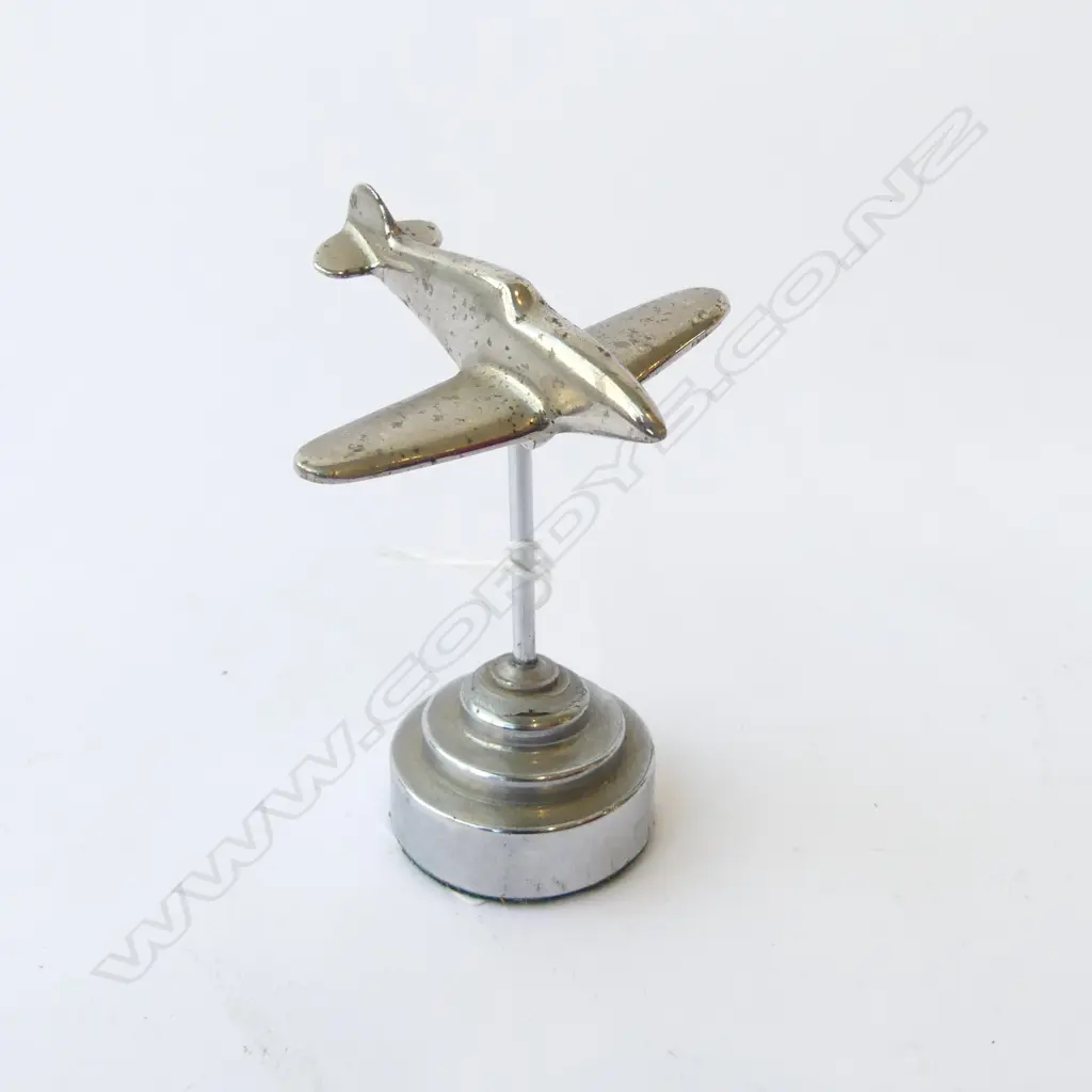 ALUMINUM FIGHTER PLANE PAPERWEIGHT H.90mm Image 1++