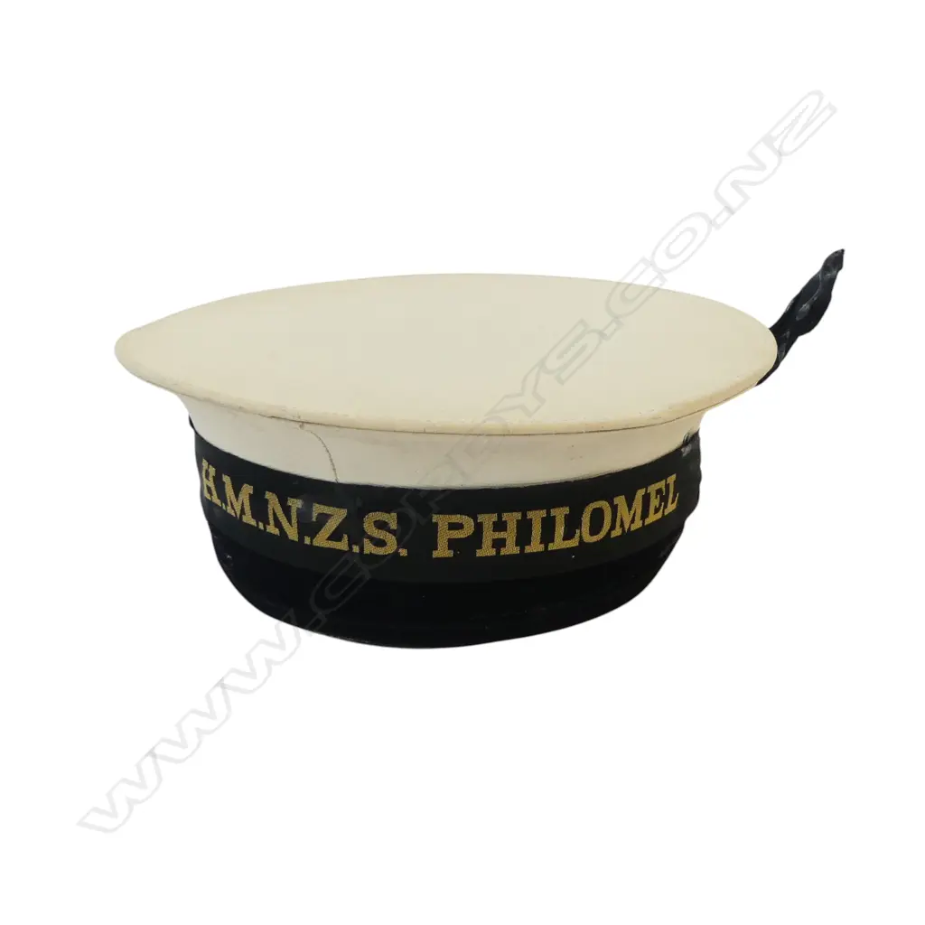 H.M.N.Z.S. PHILLOMEL SAILORS CAP  Image 1++