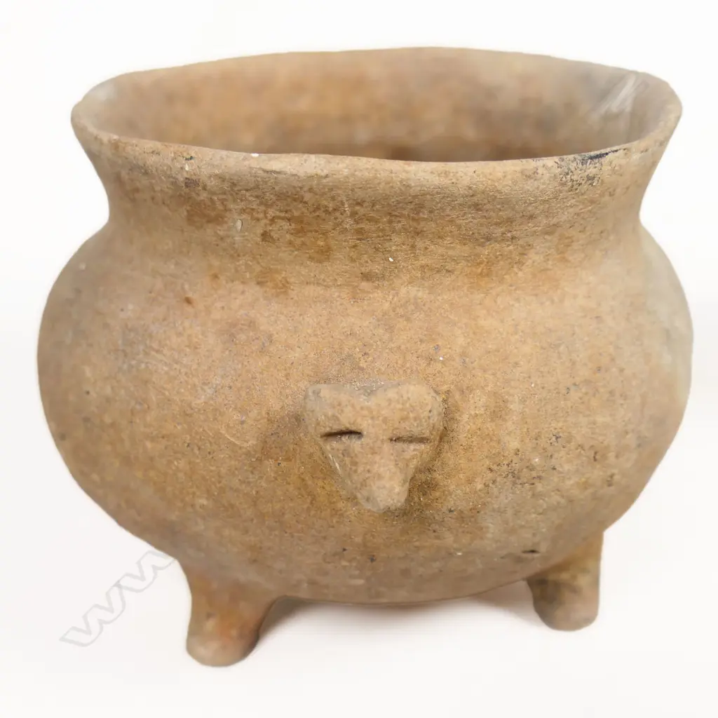 Pre-Columbian Bowl together with a small Crucible - Provenance: The Collection of Robbert Haas, Image 1++