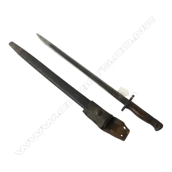 WWI 1807 MODEL BAYONET IN SCABBARD, L.560mm