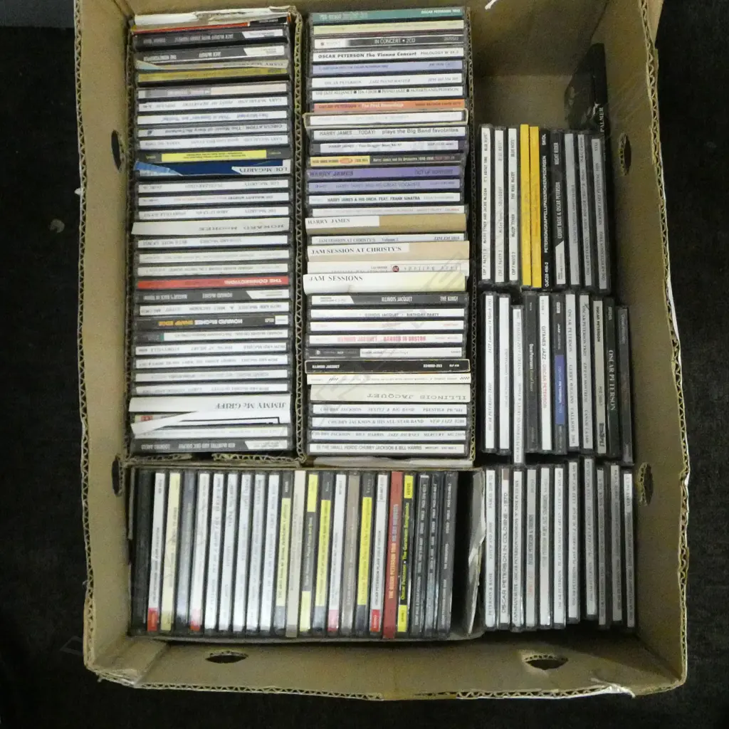 LOT ASST JAZZ CDS OSCAR PETERSON ETC Provenance: Ex Collection Wellington Choy Image 1++