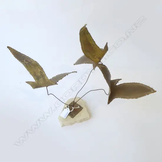 METAL BIRD SCULPTURE H.315mm