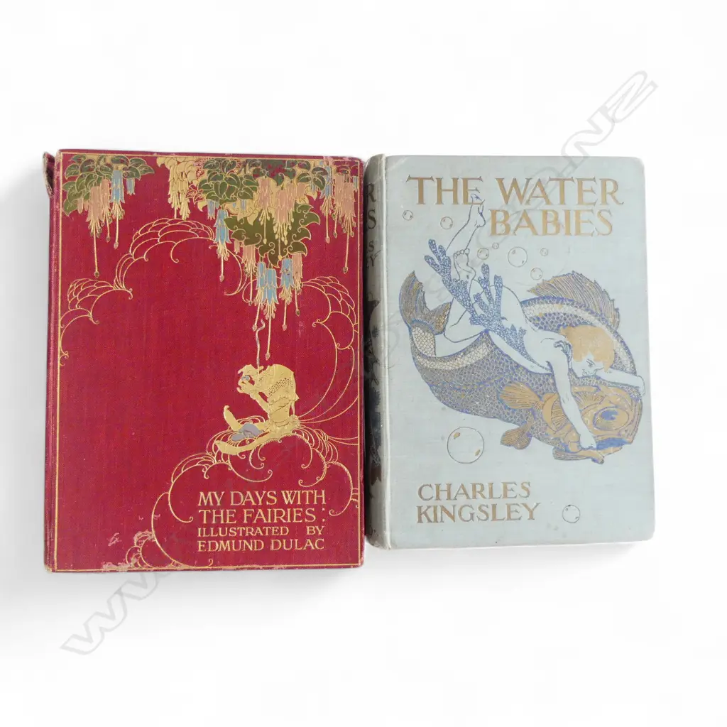 2 VINTAGE BOOKS; THE WATER BABIES & MY DAYS WITH THE FAIRIES Image 1++