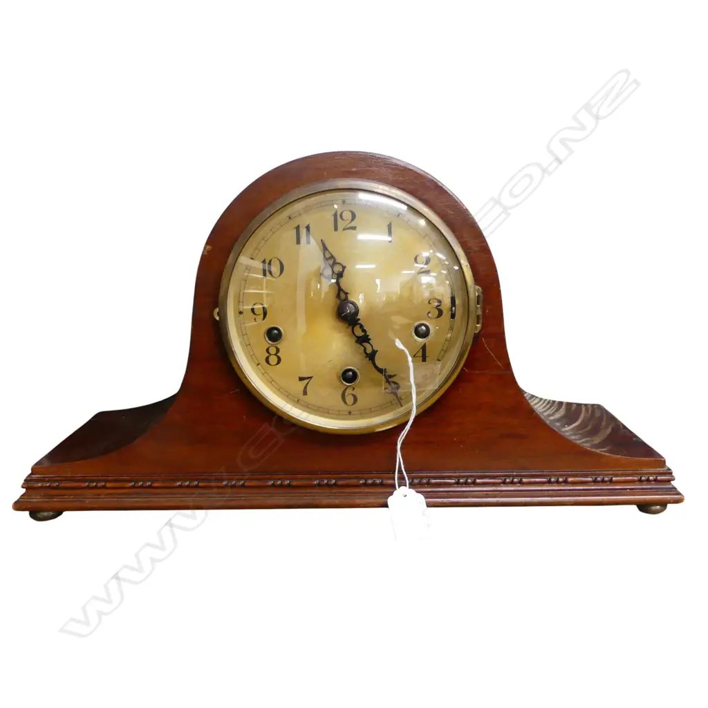 VINTAGE MANTEL CLOCK W.435mm with pendulum & key Image 1++