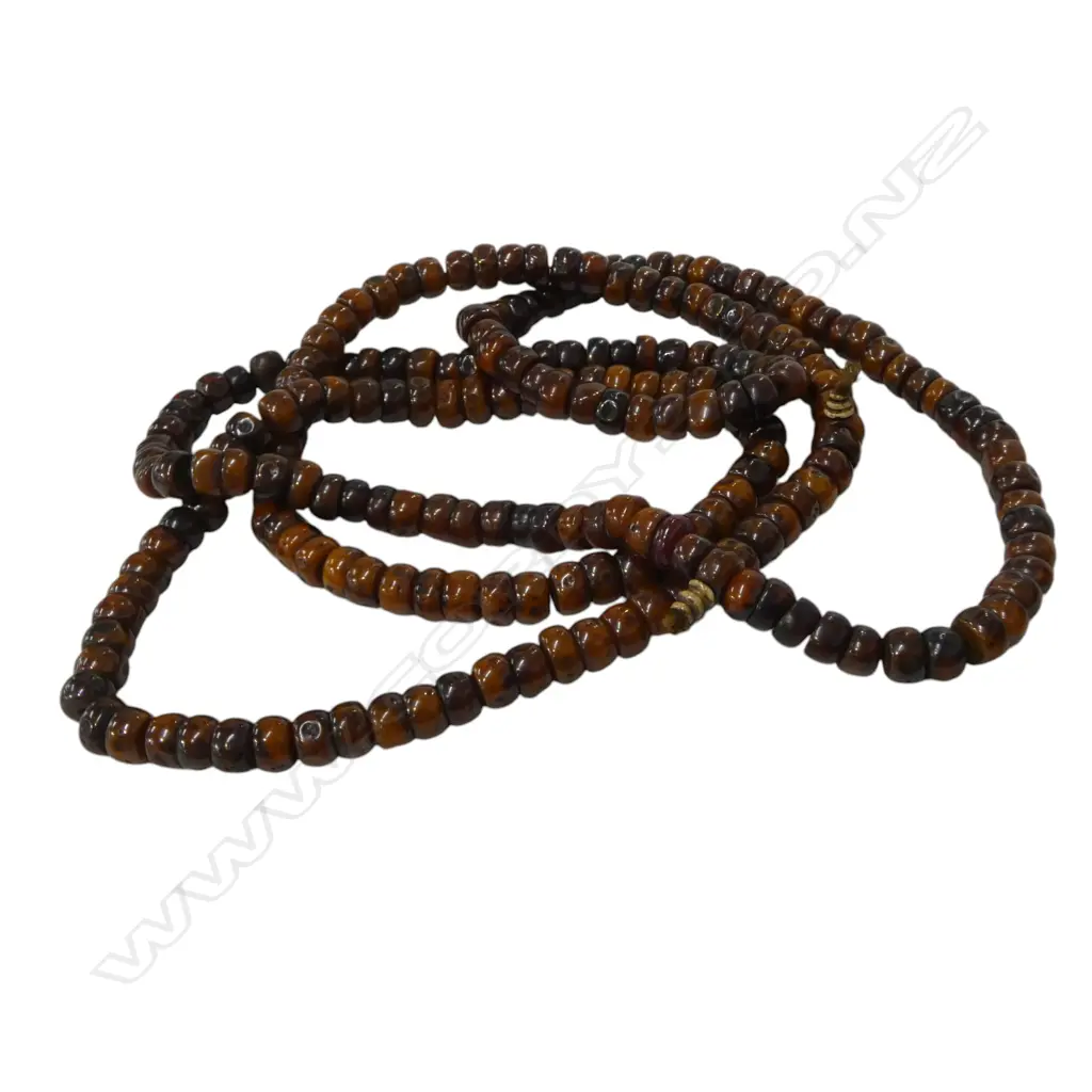 2 MALA BEAD NECKLACES Image 1++