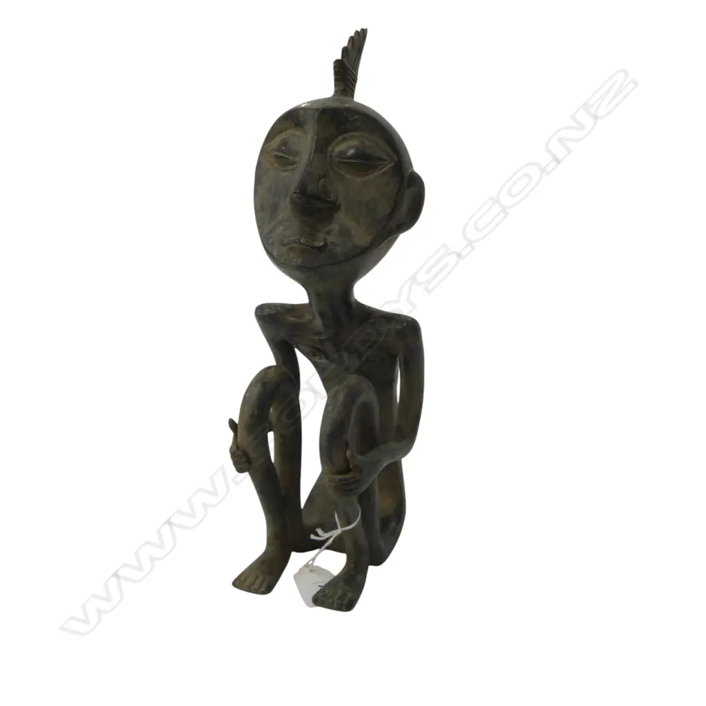 BRONZE TRIBAL FIGURE H.315mm Image 1++