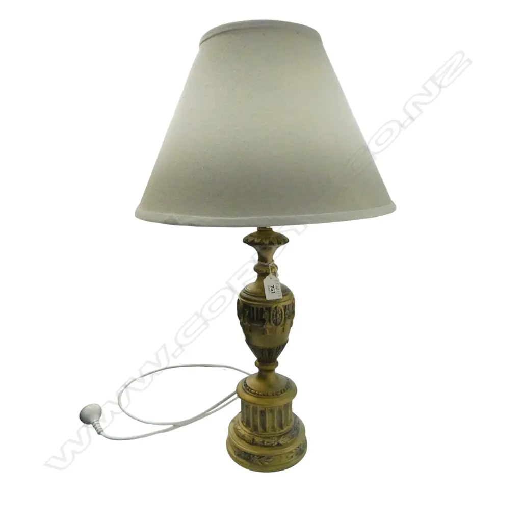 GOLD METAL TABLE LAMP H.610mm Image 1++