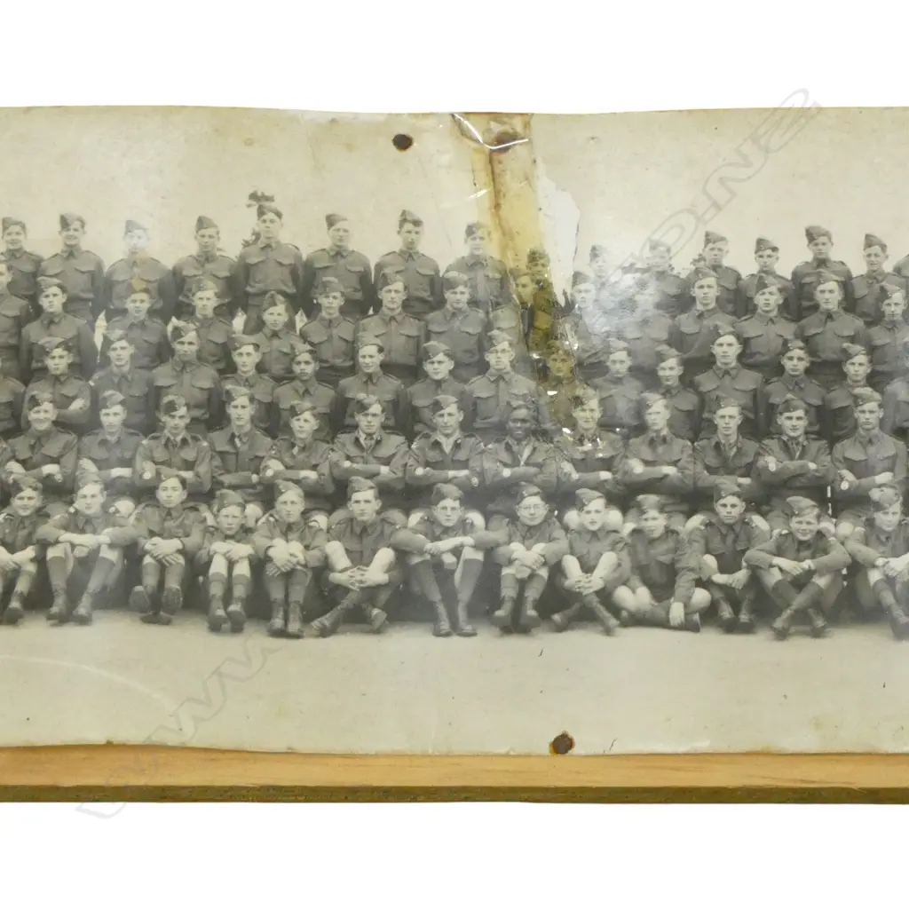 NZ MILITARY PANORAMIC PHOTO C.1940 150x730mm Image 1++