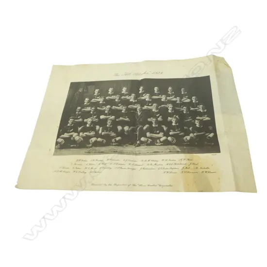 1924 ALL BLACKS PRINT AF 380x460mm