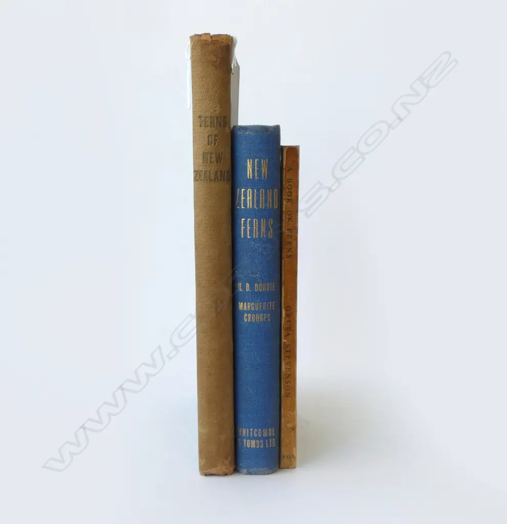 3 VINTAGE BOOKS ON N.Z. FERNS Image 1++