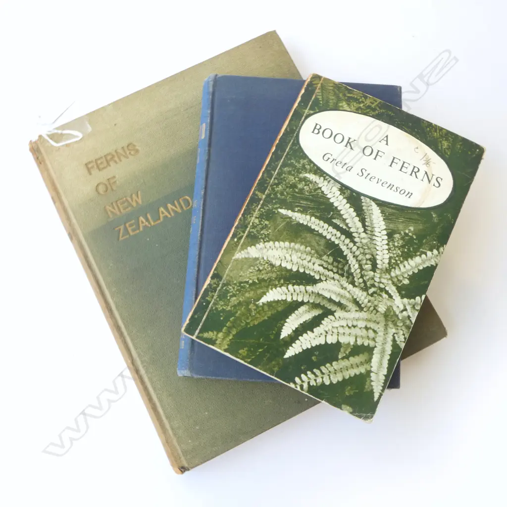 3 VINTAGE BOOKS ON N.Z. FERNS Image 1++