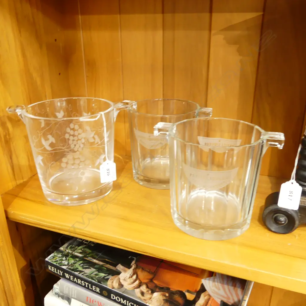 3 ICE BUCKETS; PR MOET & CHANDON H.135mm, ANOTHER Image 1++