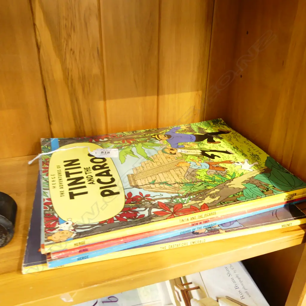 5 TINTIN COMIC BOOKS Image 1++