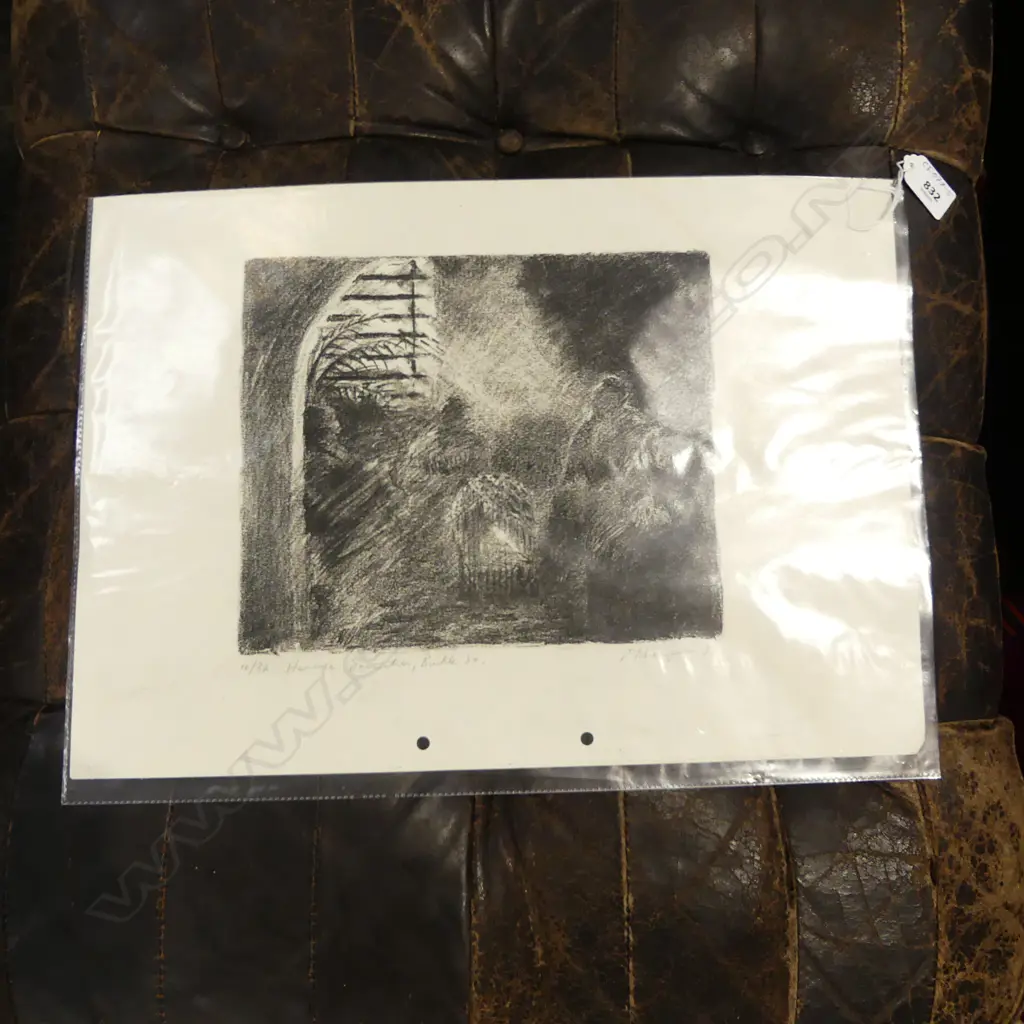P. THOMPSON, ... BUCKLE STREET (WELLINGTON?), UNFRAMED PRINT, 300x420mm Image 1++