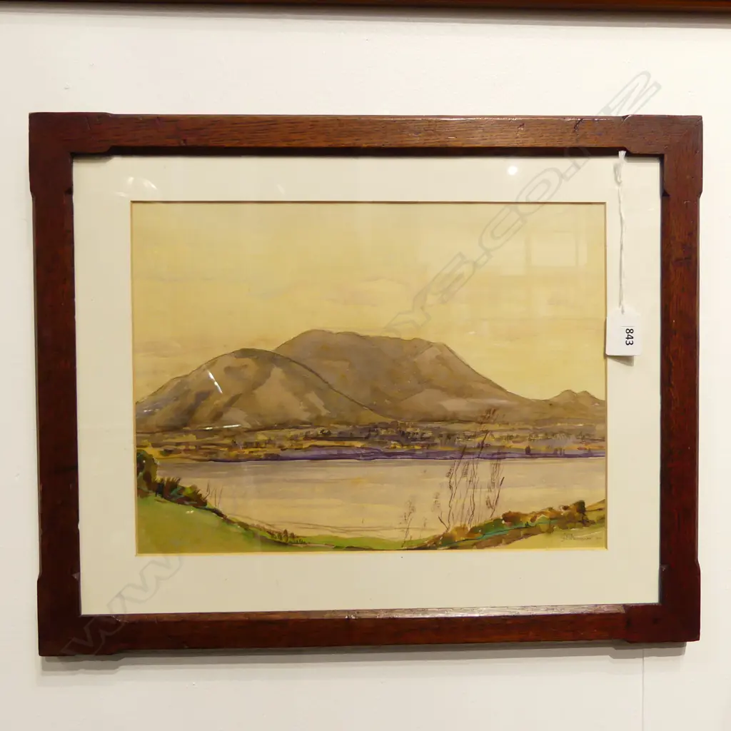 G. E. FAIRBURN, MOUNT TAUHARA, LAKE TAUPO, WC 1939 255x345mm  Image 1++
