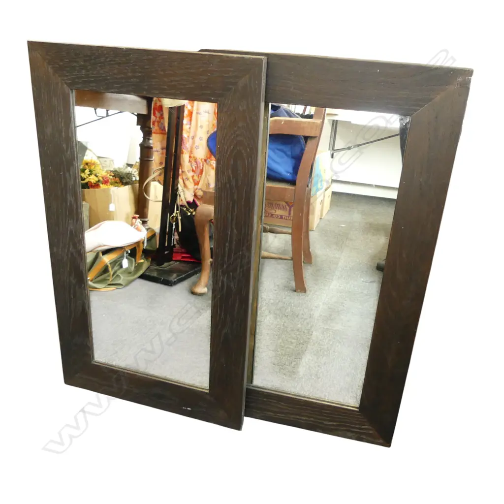 PR MODERN MIRRORS; EBONISED FRAMES 850x500mm Image 1++