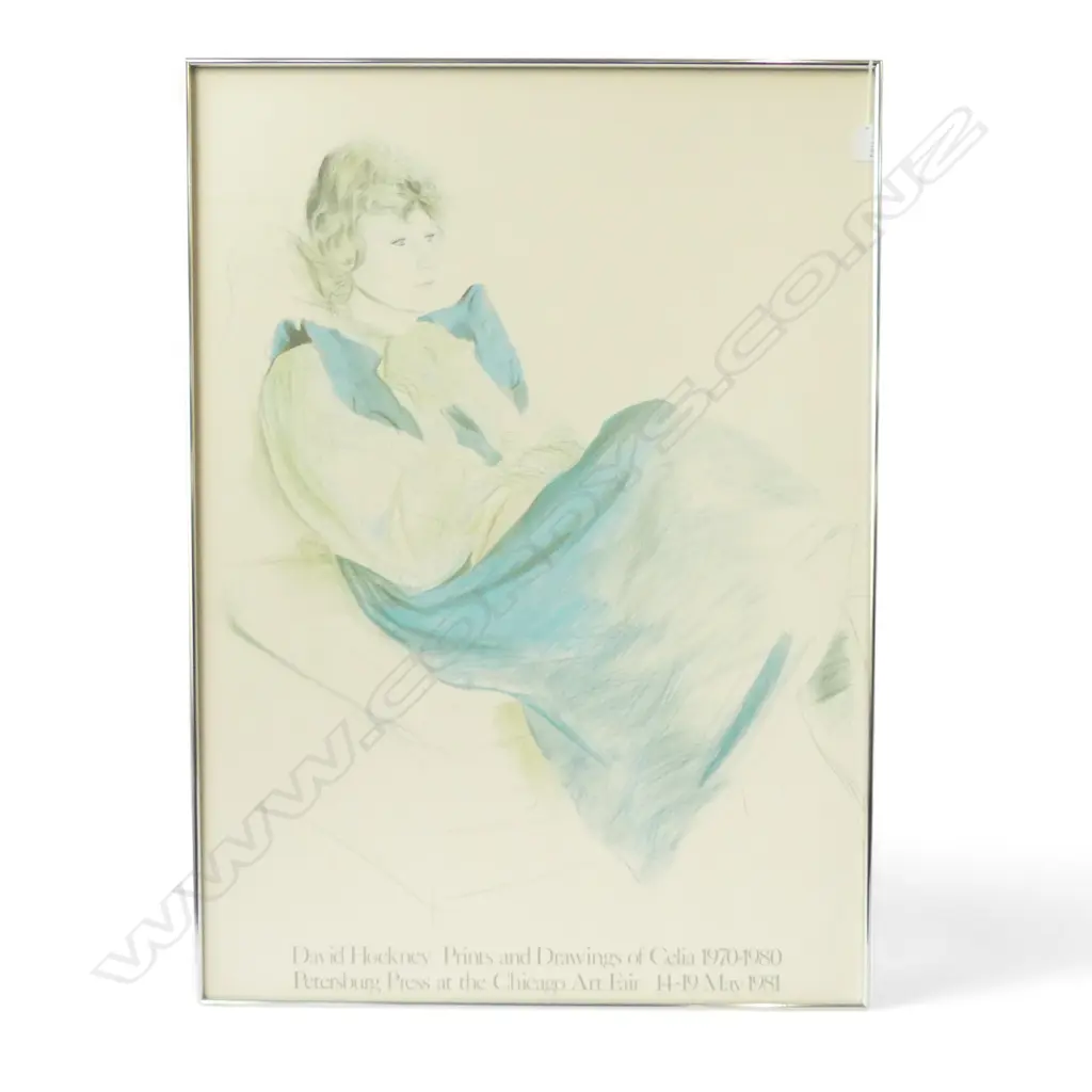 **RTV** DAVID HOCKNEY CELIA GALLERY POSTER PRINT 900x650mm Image 1++