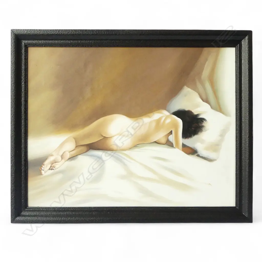 NUDE, ACRYLIC ON CANVAS BOARD 455x605mm Image 1++