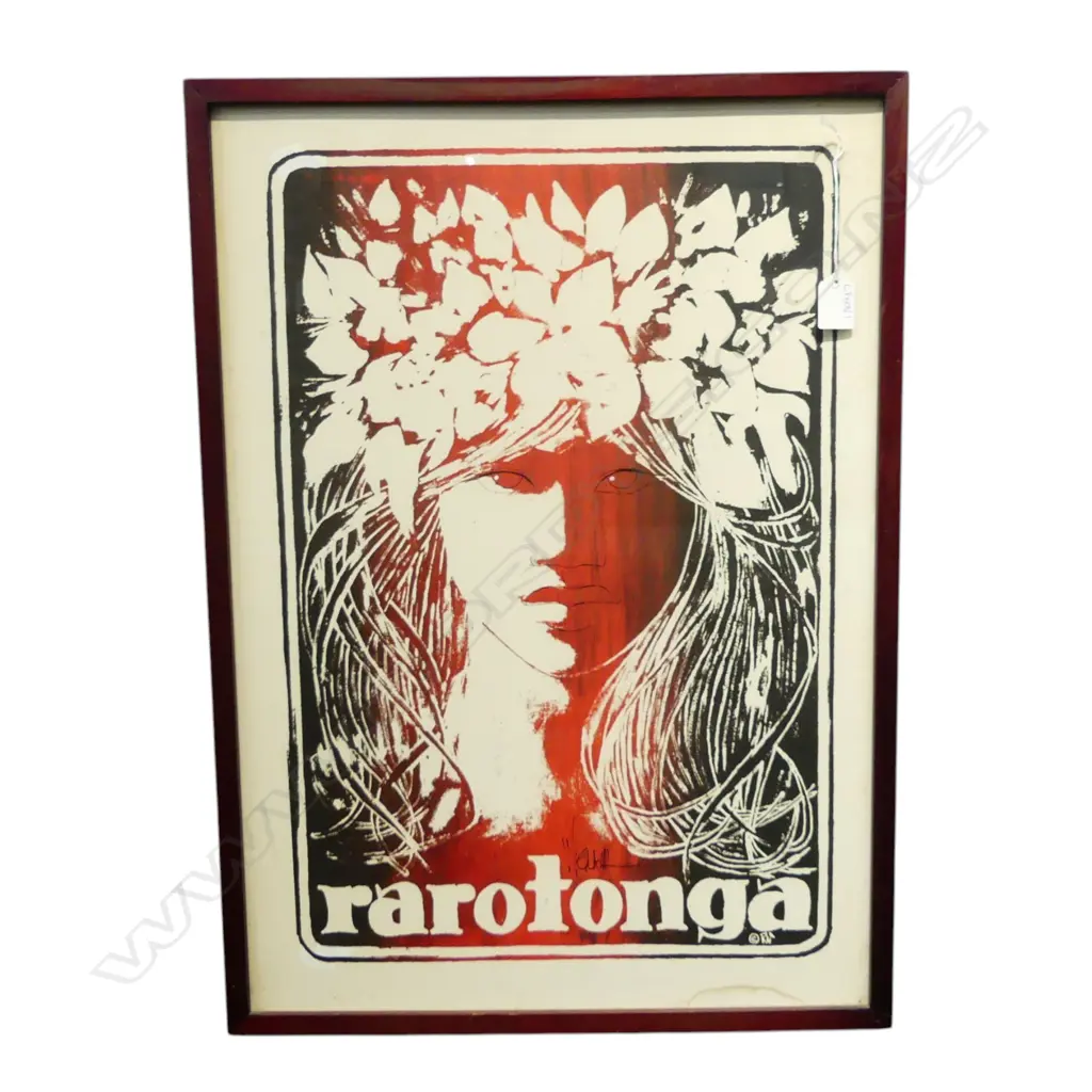 RAROTONGA PRINT 625x440mm Image 1++