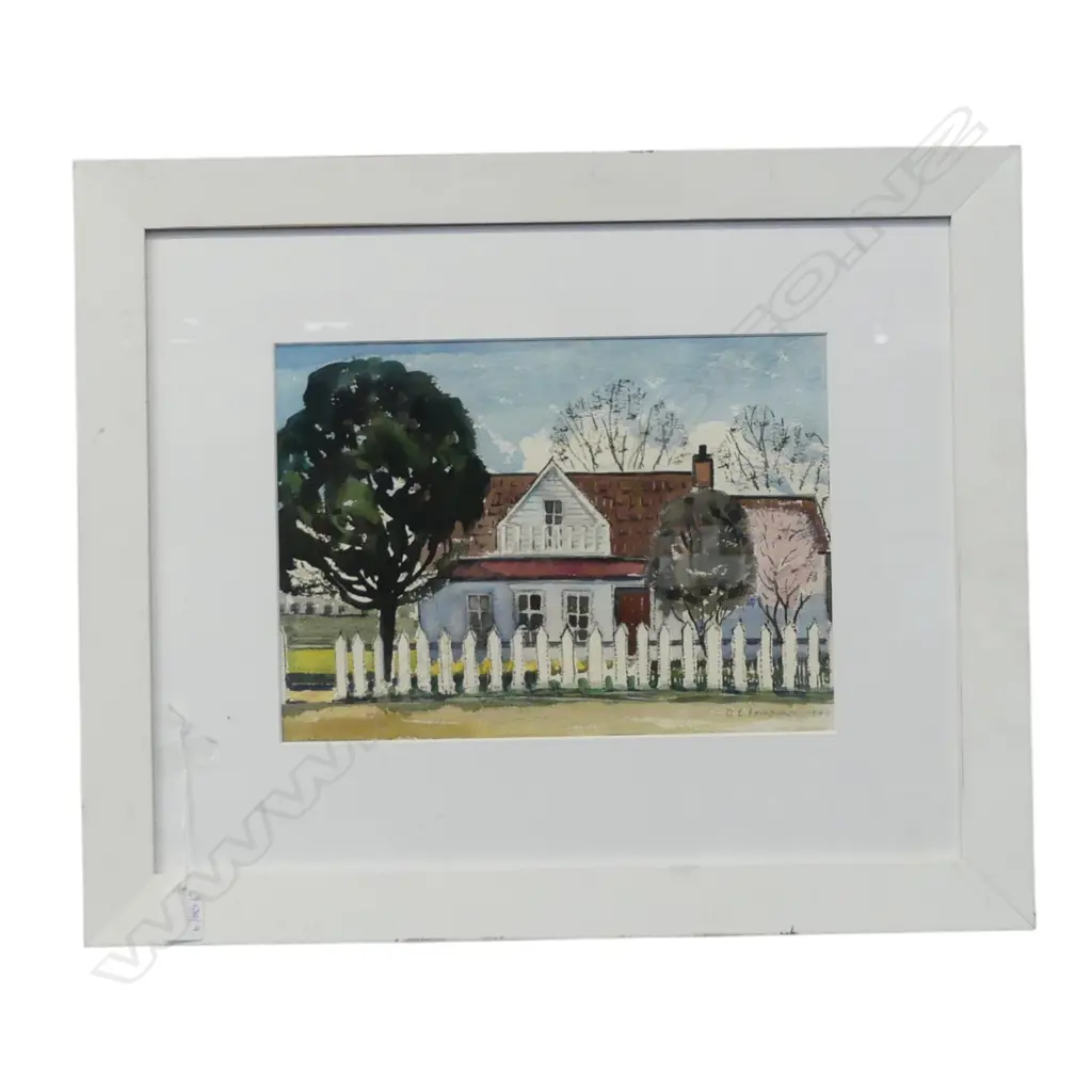 G. E. FAIRBURN 'CAMBRIDGE COTTAGE' WC 1949 240x335mm Image 1++