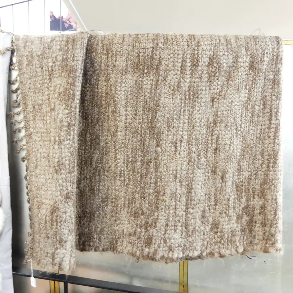 HAND WOVEN ALL WOOL RUG 1700x1350mm Image 1++