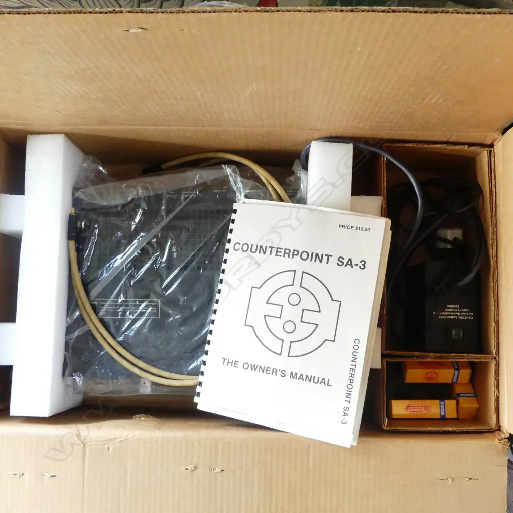 VINTAGE COUNTERPOINT SA-3.1 PREAMPLIFIER; Boxed with original owners manual Image 1++